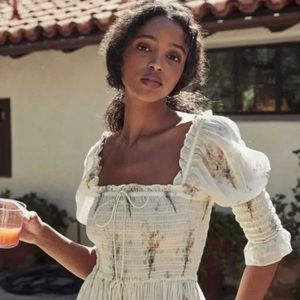 NWT Doen Bijou Dress in Painted Bouquet, size S